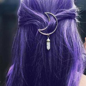 Moon stone hair clip. 5 colours – Rags n Rituals