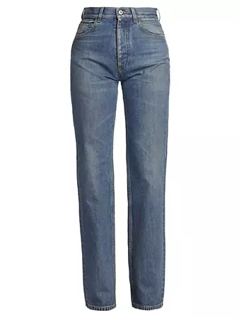 Shop Bottega Veneta Boyfriend-Fit Mid-Rise Jeans | Saks Fifth Avenue