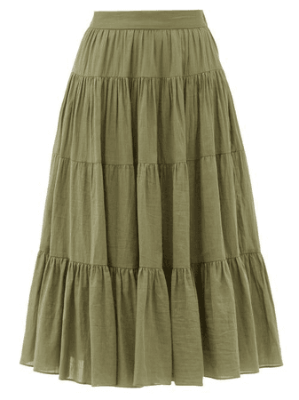 skirt, green