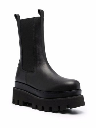 Paloma Barceló Akeita Leather calf-length Boots - Farfetch