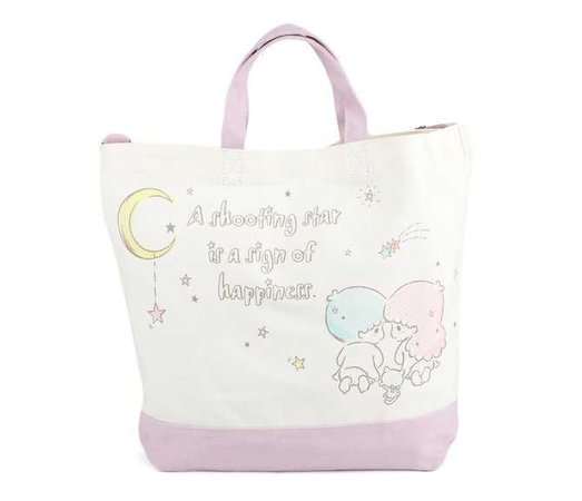 Little Twin Stars 2 Way Canvas Tote Bag | Sanrio