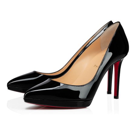 PIGALLE PLATO 100 Black Patent Leather - Women Shoes - Christian Louboutin