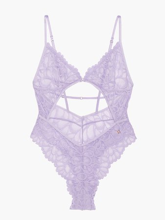 Savage Not Sorry Lace Bodysuit in Purple | SAVAGE X FENTY
