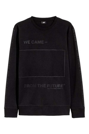 H&M Sweatshirt with Printed Design