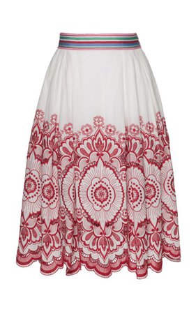 Zsa Zsa Embroidered A-Line Skirt by Lena Hoschek | Moda Operandi