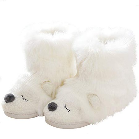 Caramella Bubble Warm Fleece Sheep Bootie | Funny Stuffed Animal Slippers | Women Indoor Outdoor Home Slippers | Anti-Slip Memory Foam: Amazon.ca: Shoes & Handbags