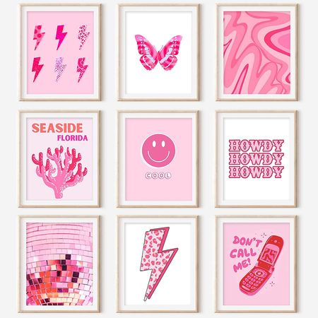 Pink posters