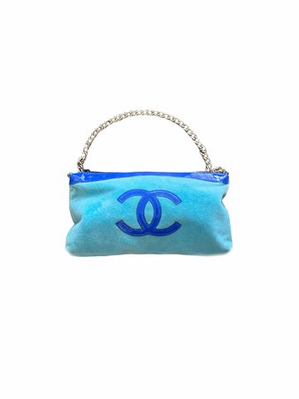 Chanel Beaute Chain Blue Shoulder Bag — INTO ARCHIVE
