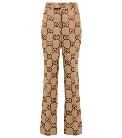 Gucci - Jumbo GG cotton-blend pants | Mytheresa