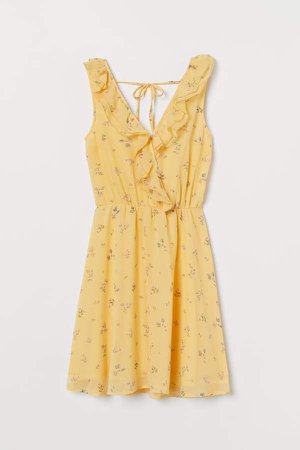 Wrap Dress - Yellow