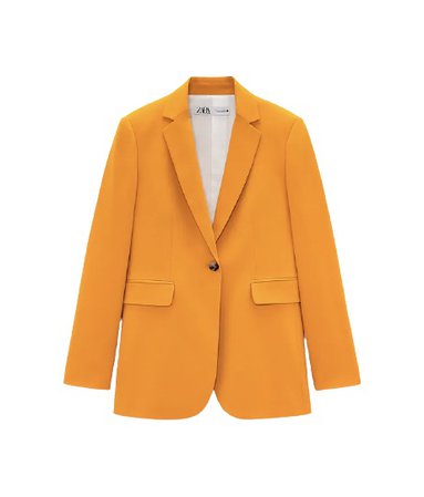 orange Zara jacket