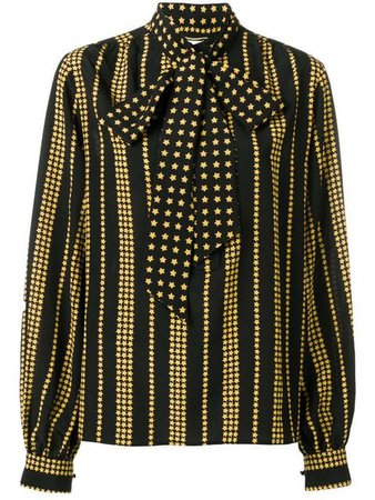 Saint Laurent star print blouse $1,990 - Buy Online - Mobile Friendly, Fast Delivery, Price