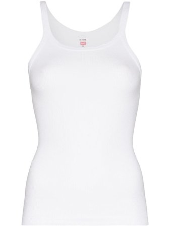 RE/DONE ribbed tank top - FARFETCH