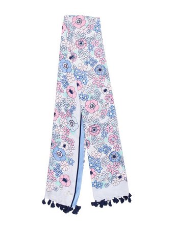 Kate Spade New York Floral Print Scarf - Accessories - WKA106783 | The RealReal