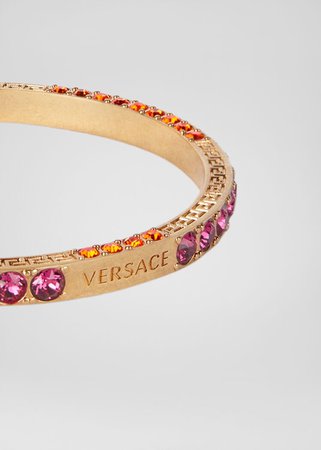 Versace Greca Crystal Bangle Bracelet for Women | UK Online Store