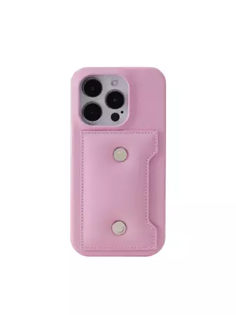 Circle Padding iPhone 14 Case (Pink) | W Concept