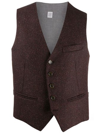 Eleventy slim-fit waistcoat AW19 | Farfetch.com