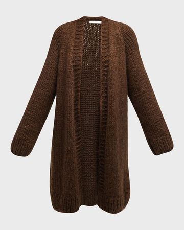 THE ROW Linares Cashmere Long Cardigan | Neiman Marcus