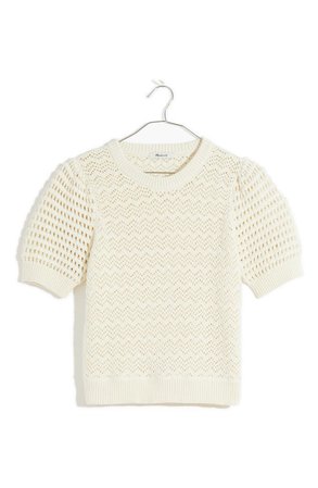 Madewell Atwater Crochet T-Shirt | Nordstrom
