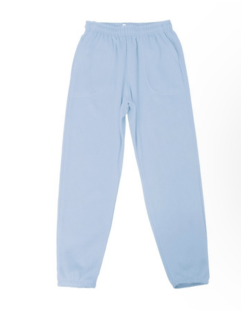 blue sweatpants