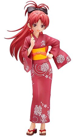 Amazon.com: FREEing Puella Magi Madoka Magica: Kyouko Sakura (Yukata Version) PVC Figure: Toys & Games
