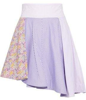 Tinsley Printed Cotton-poplin Mini Skirt