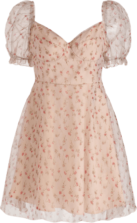 pastel cherry dress