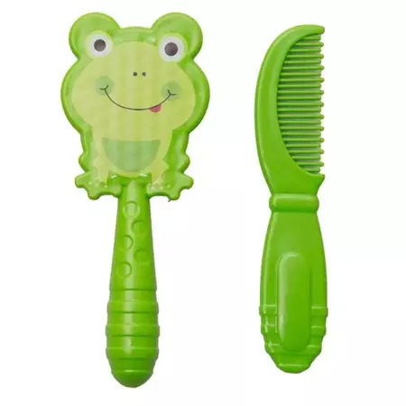 frog hairbrush