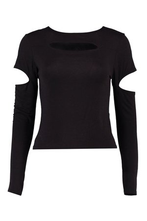 Eleanor Cut Out Detail Long Sleeve Top
