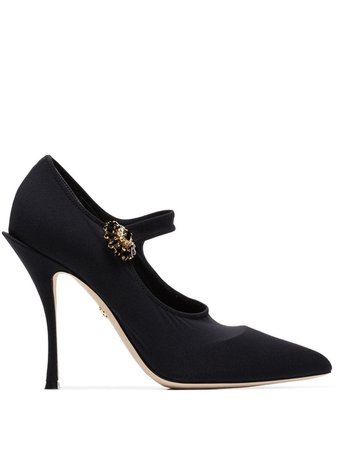 Dolce & Gabbana Crystal Mary Jane Pumps For Women | Farfetch.com