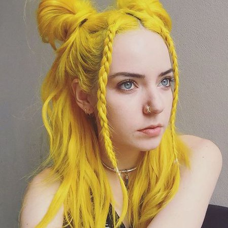 long bright yellow hair - Google Search