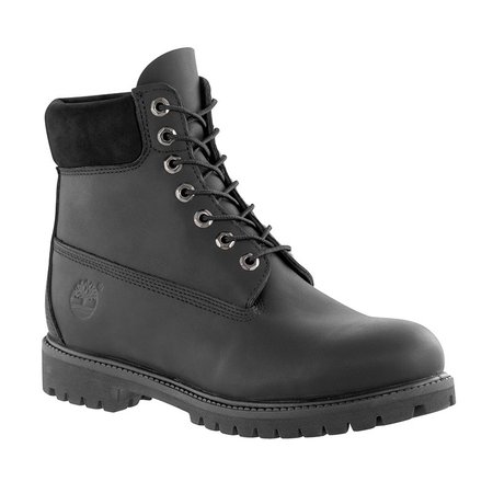 Men's 6" Premium Waterproof Boots In Black Smooth Timberland Black Smooth 010054-001