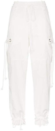 Hyein Seo Eclipse high-waisted cotton-blend cargo trousers