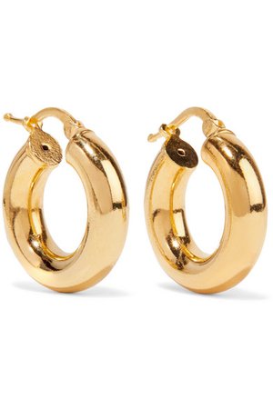 Sophie Buhai | Gold vermeil hoop earrings | NET-A-PORTER.COM