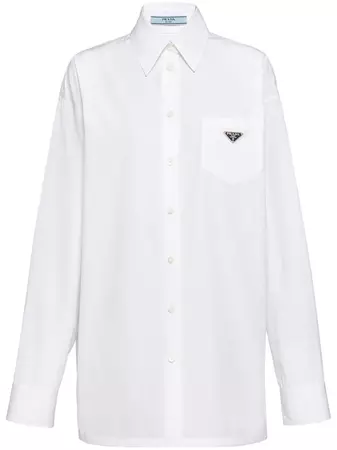 Prada patch-pocket Poplin Shirt - Farfetch