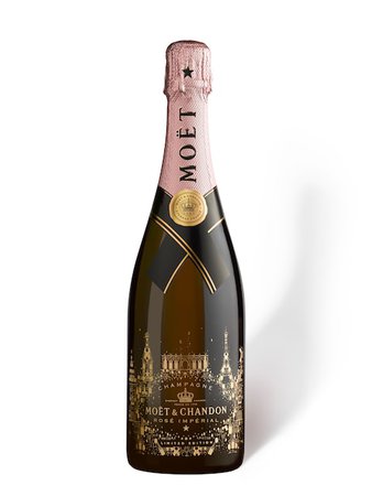Moët & Chandon Brut Rosé Limited Edition Festive Bottle 75 cL