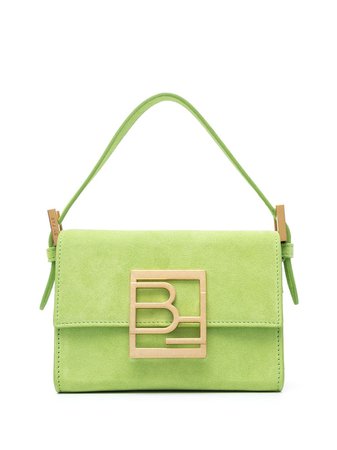 Shop BY FAR logo-plaque shoulder bag with Express Delivery - FARFETCH