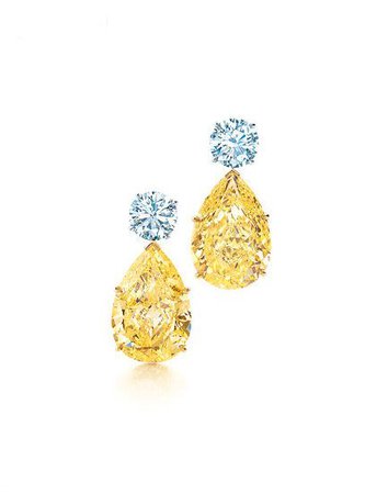 Tiffany Yellow Diamond Earrings | Diamond, Tiffany & co.