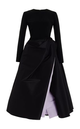 Asymmetric Midi Dress By Carolina Herrera | Moda Operandi