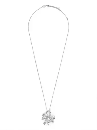 Swarovski Volta bow-pendant Long Necklace - Farfetch