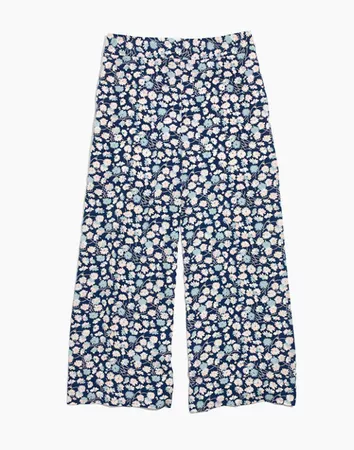 Huston Pull-On Crop Pants in French Floral