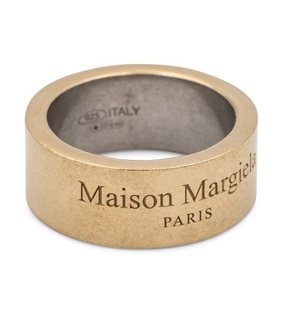 Maison Margiela - Logo sterling silver ring | Mytheresa