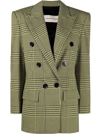 Alexandre Vauthier houndstooth-pattern double-breasted Blazer - Farfetch