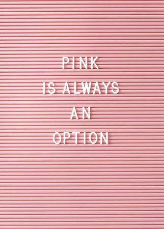 Pink Poster - Option pink - Desenio.co.uk