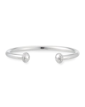 PIAGET Possession Open Cuff Bracelet with Diamonds in 18K White Gold | Neiman Marcus