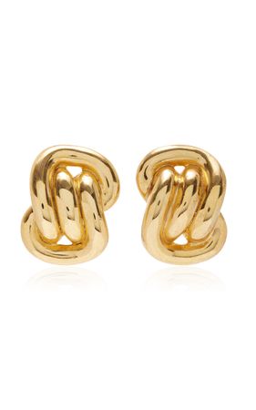 Ellis Gold-Plated Earrings By Jennifer Behr | Moda Operandi