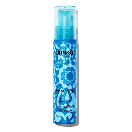 hydrate dry hair with water sign hydrating hair oil | amika