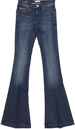 Tommy Hilfiger New Waist 24" UK 6 Blue HOBO Flare Jeans Women's Girls: Amazon.co.uk: Clothing