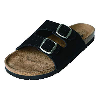 Leather strap cork sandal