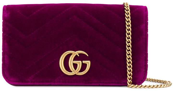 GG Marmont logo clutch